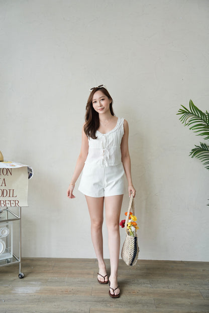 Fleur Ribbon Top
