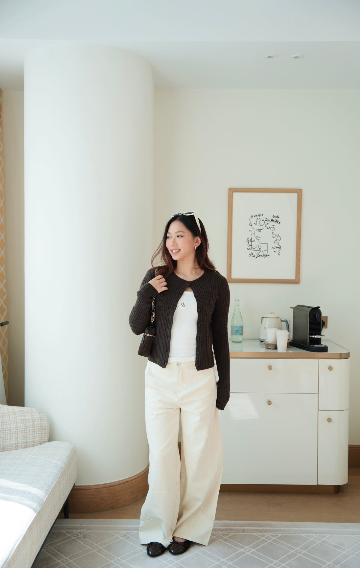 The Cashmere Cable Cardigan