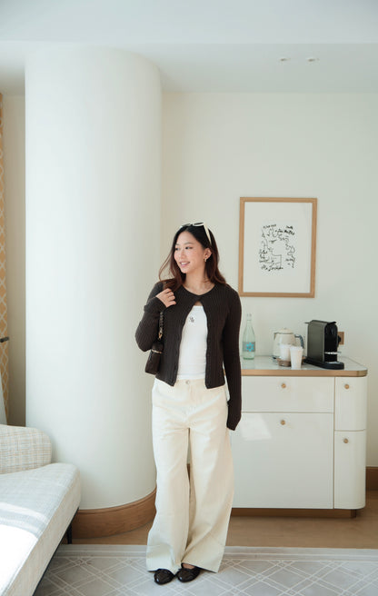 The Cashmere Cable Cardigan