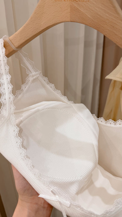 White Lace Bra Top