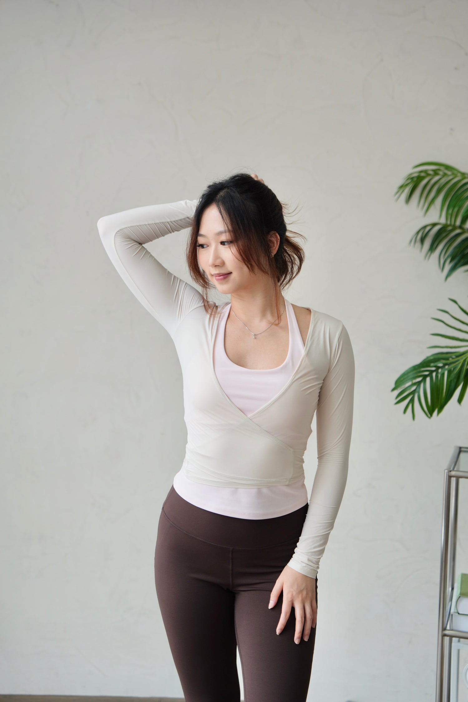 Silky Cross Top