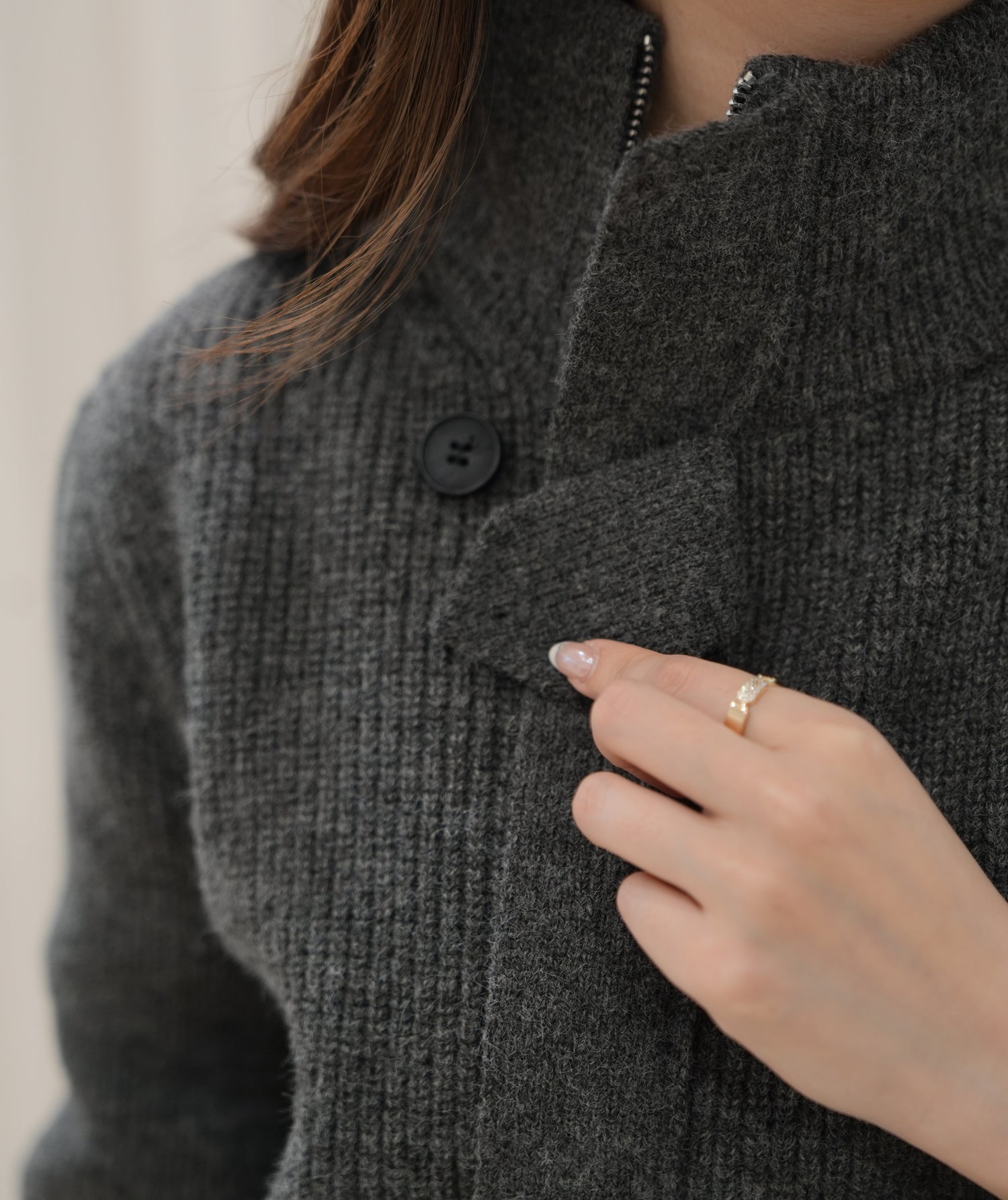 Muse Funnel Neck Zip Coat