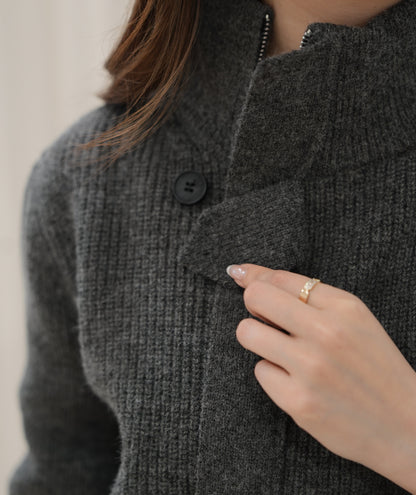 Muse Funnel Neck Zip Coat