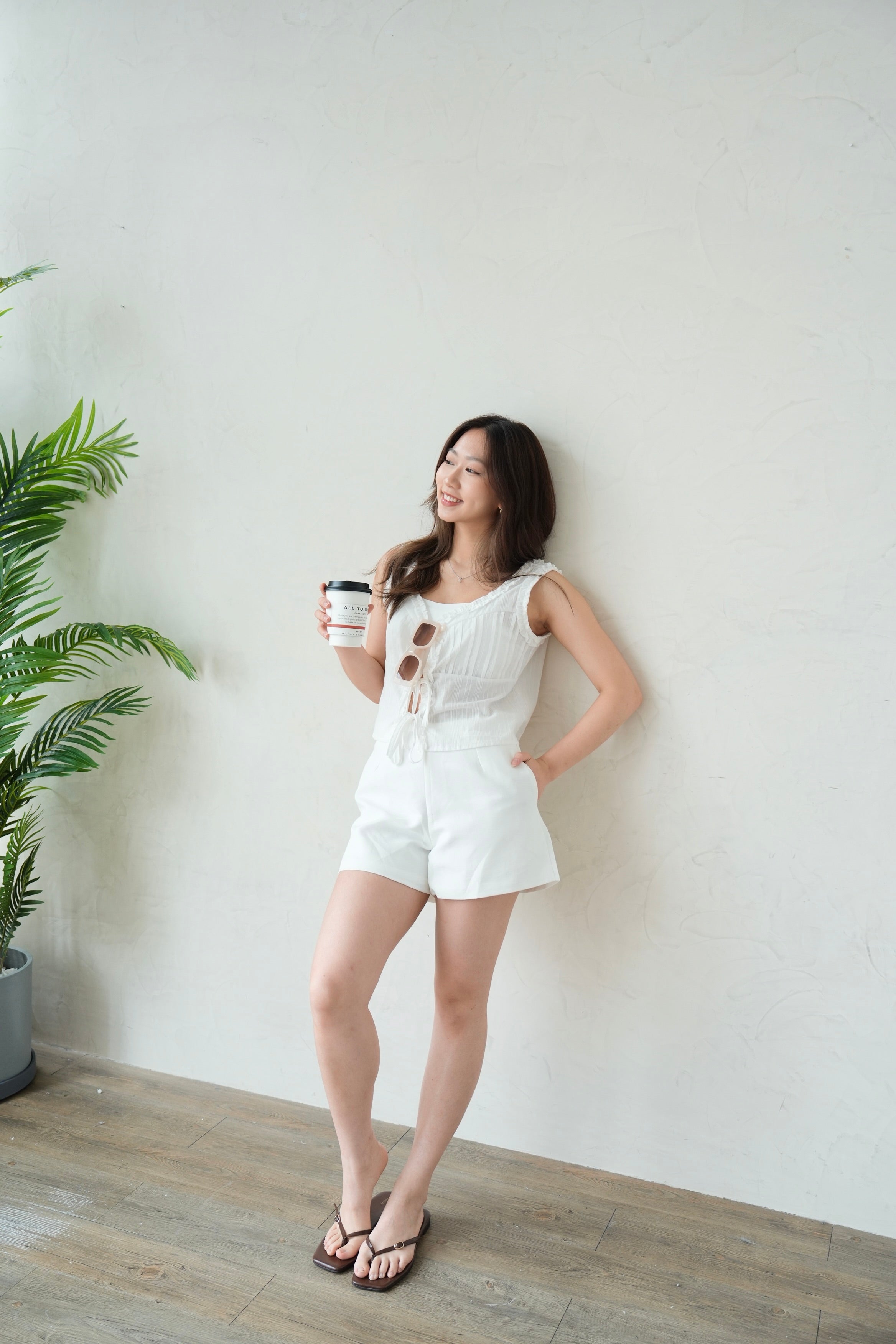 Fleur Ribbon Top