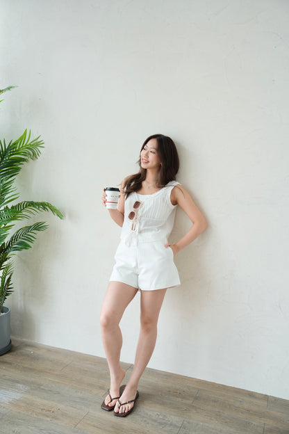 Fleur Ribbon Top