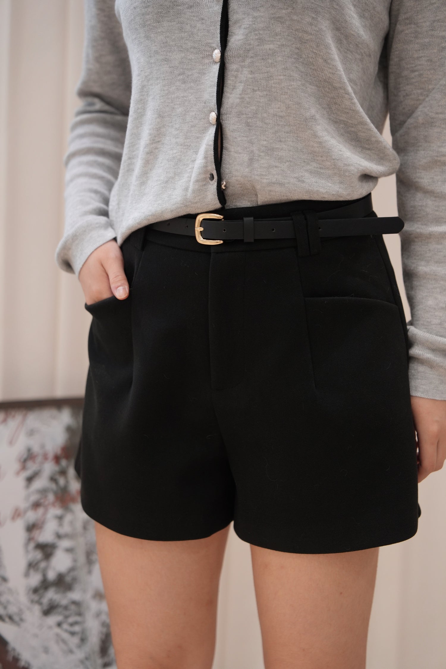 Revive Belted A-Line Shorts