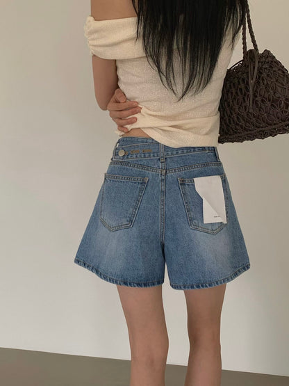 【KR】The A-Line Denim Shorts