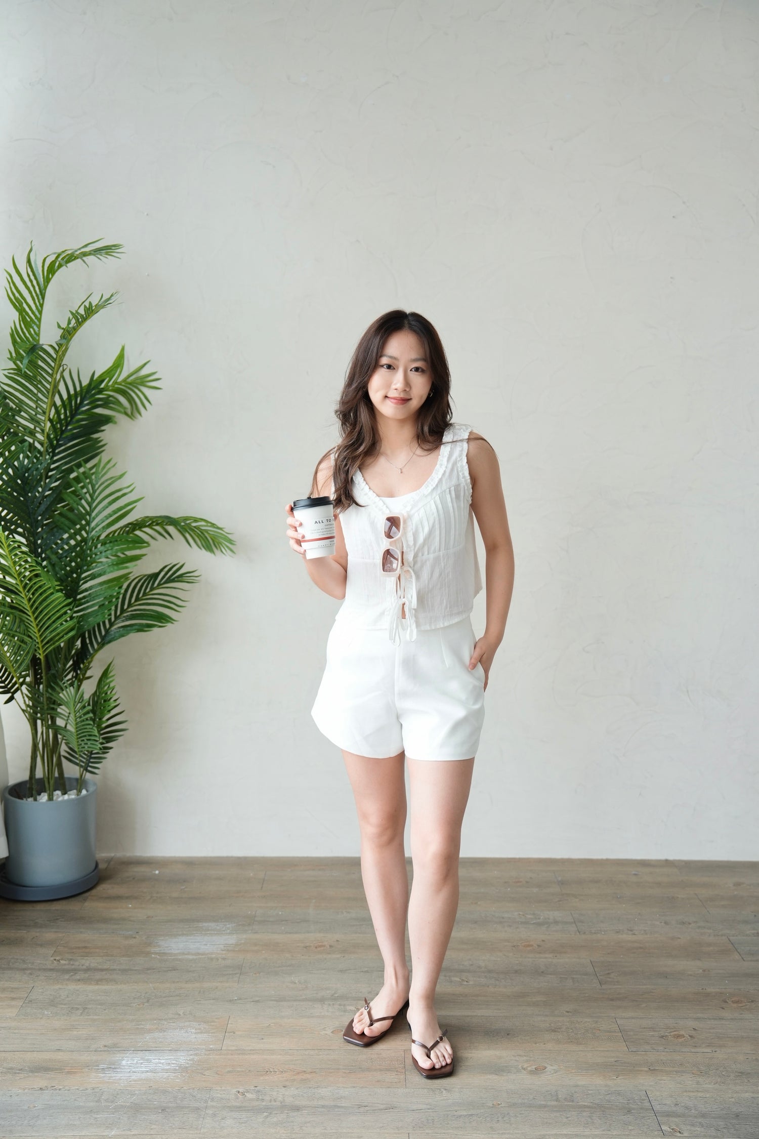 Fleur Ribbon Top