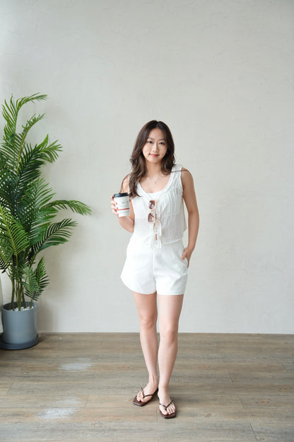 Fleur Ribbon Top
