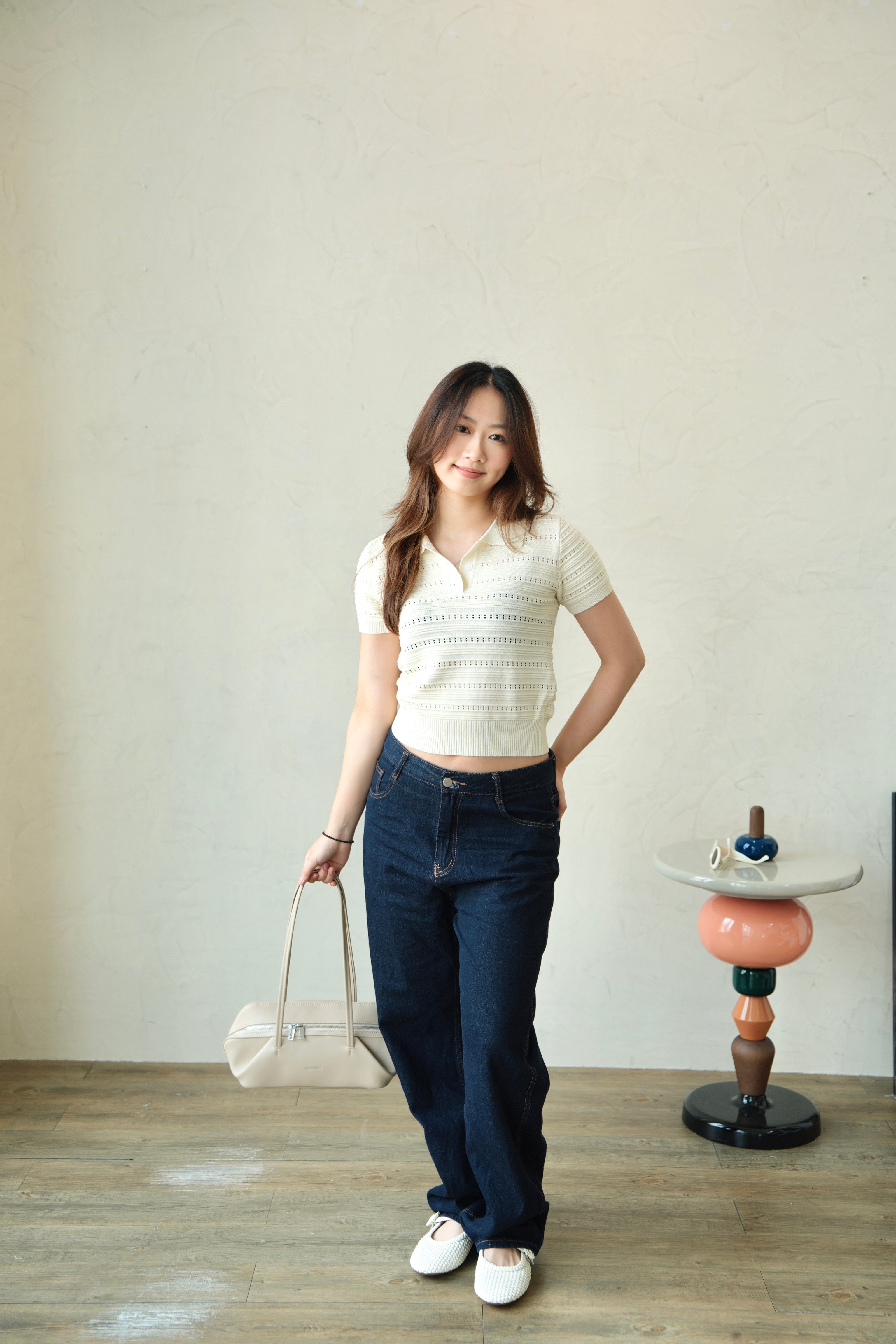 Miu Textured Polo