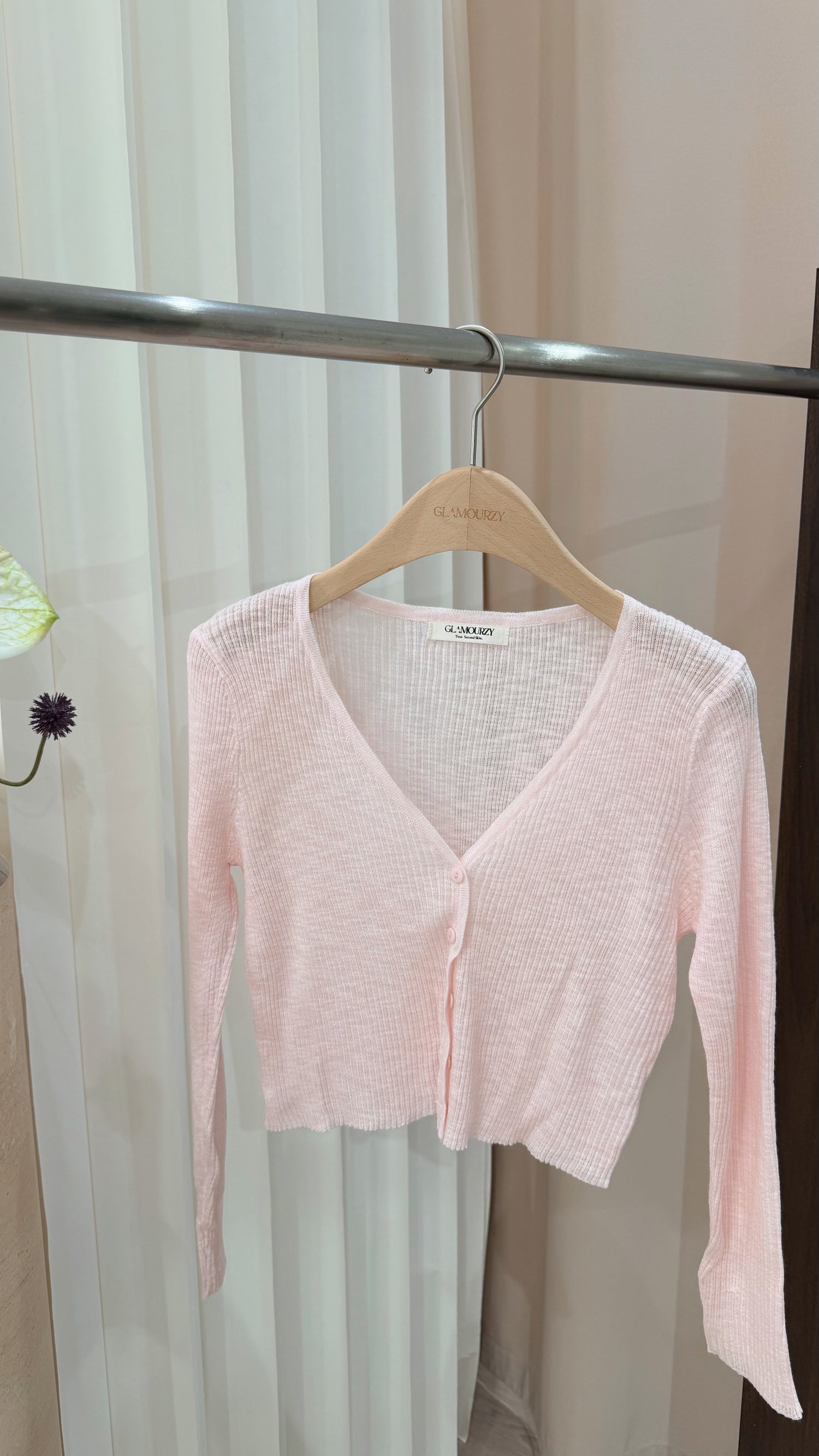 Classic Crop Cardigan SAMPLE