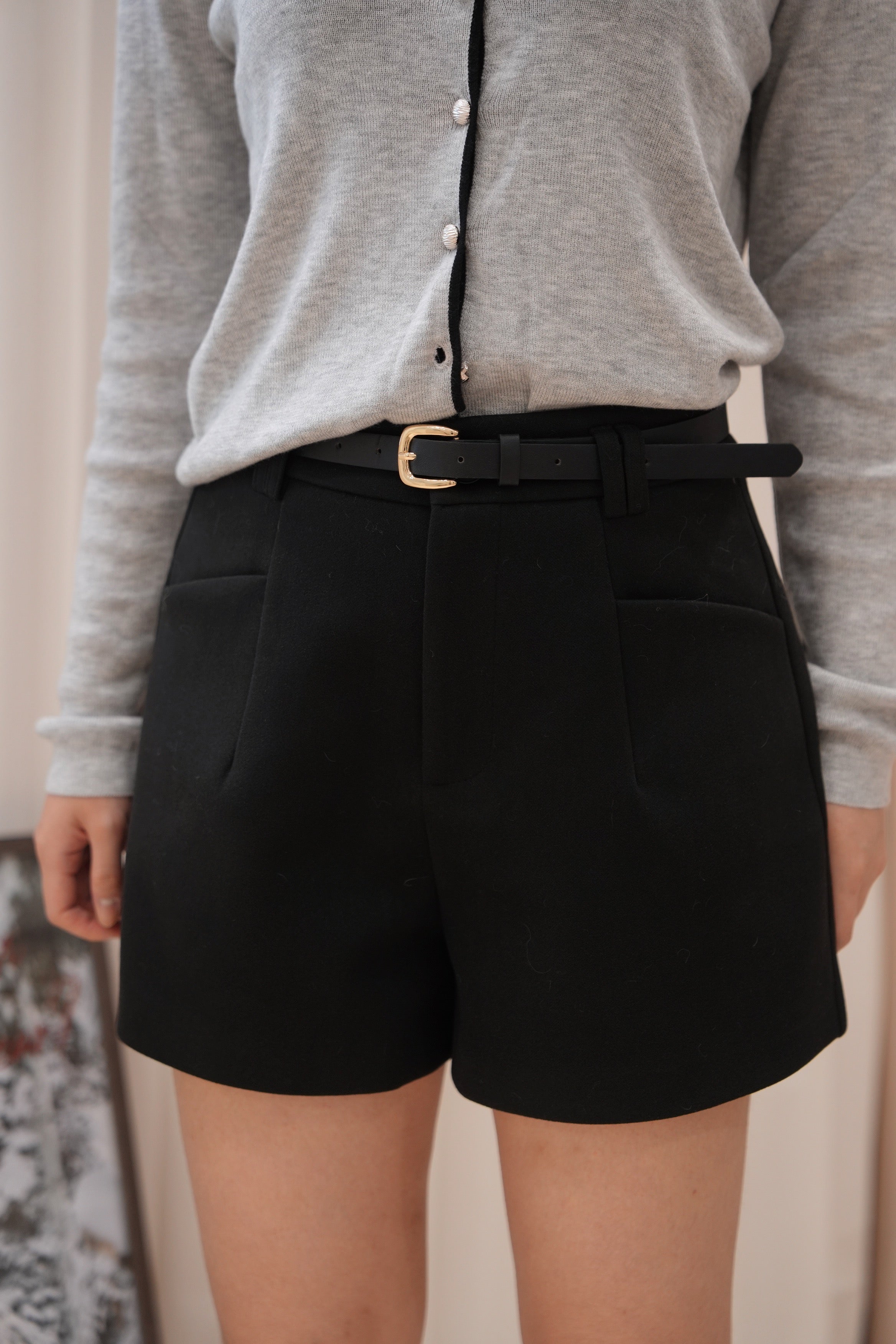 Revive Belted A-Line Shorts