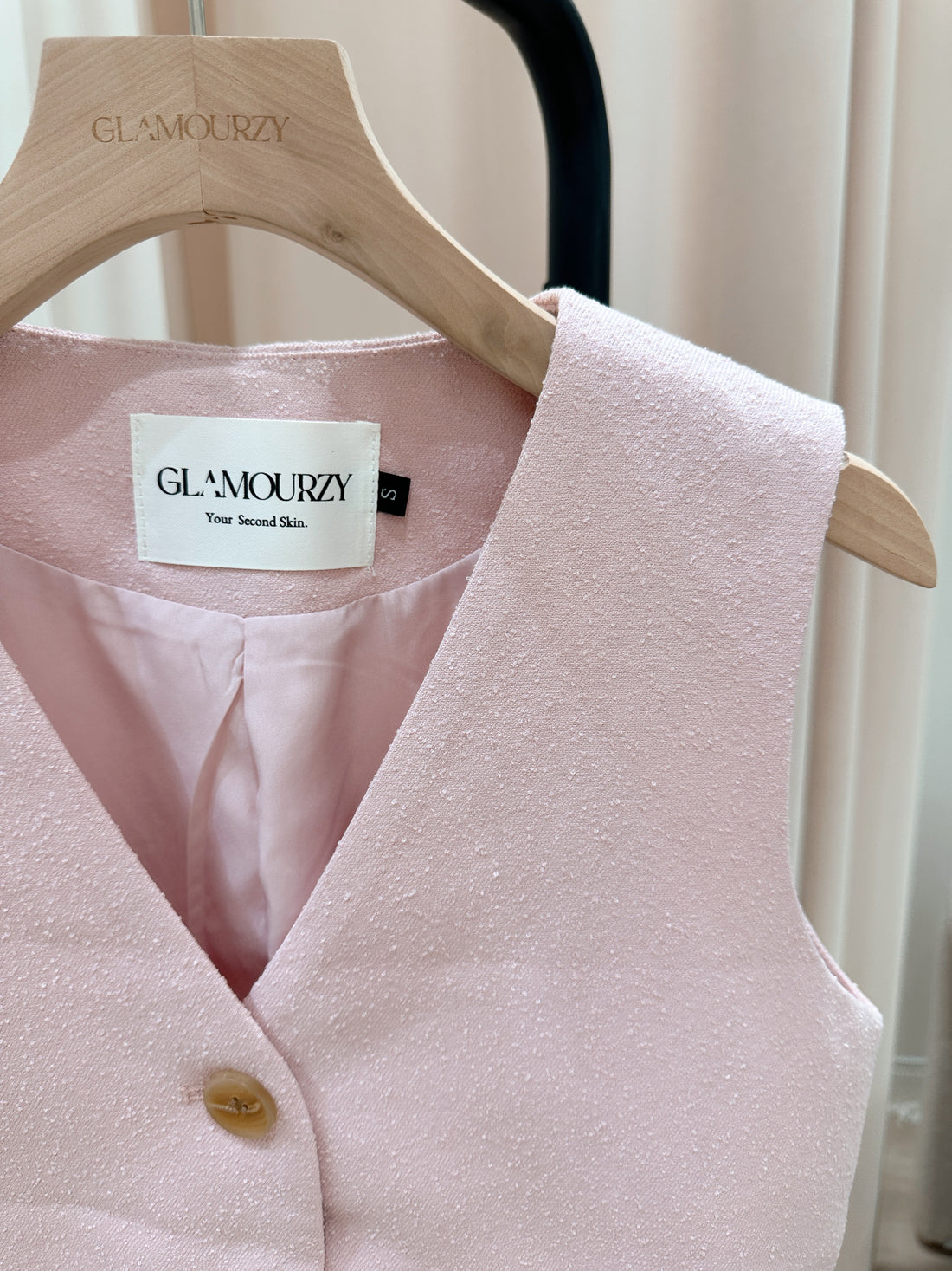 Textured Pink Vest