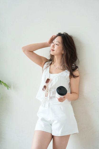 Fleur Ribbon Top