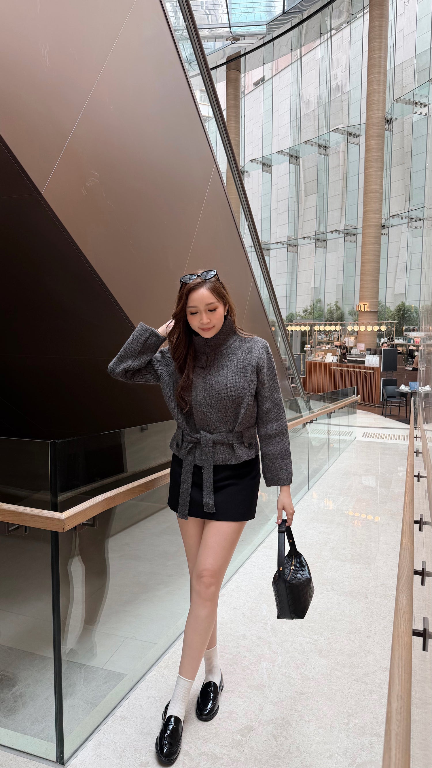 Muse Funnel Neck Zip Coat