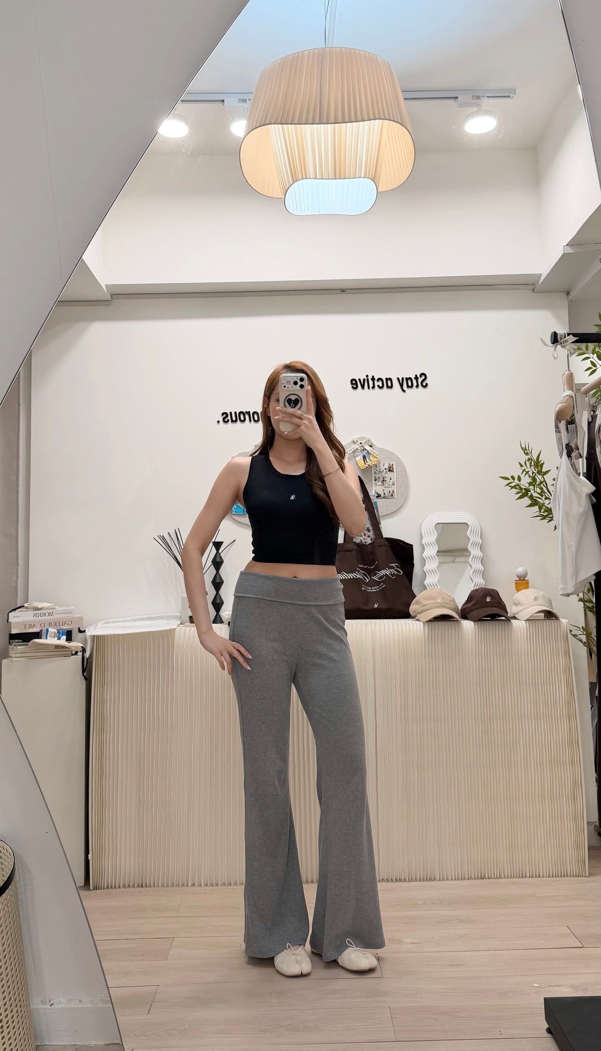 Softy Fold-Over Flare Pants