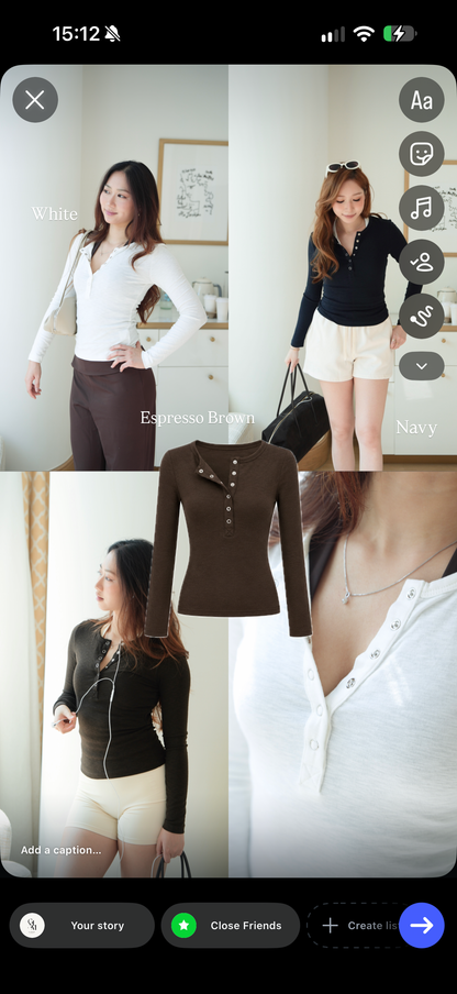 Softy Henley Top