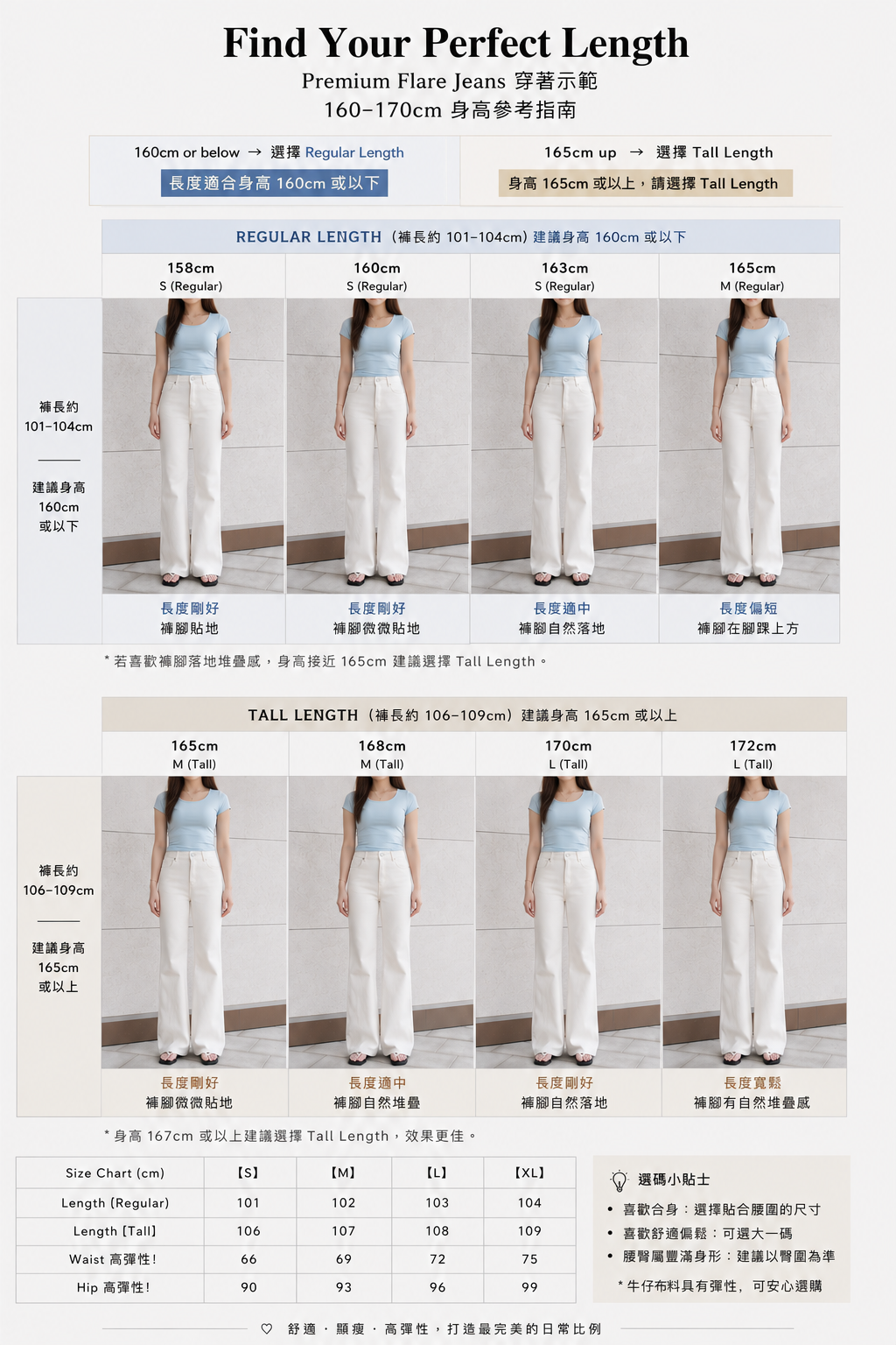 Premium Cloud Soft Flare Jeans